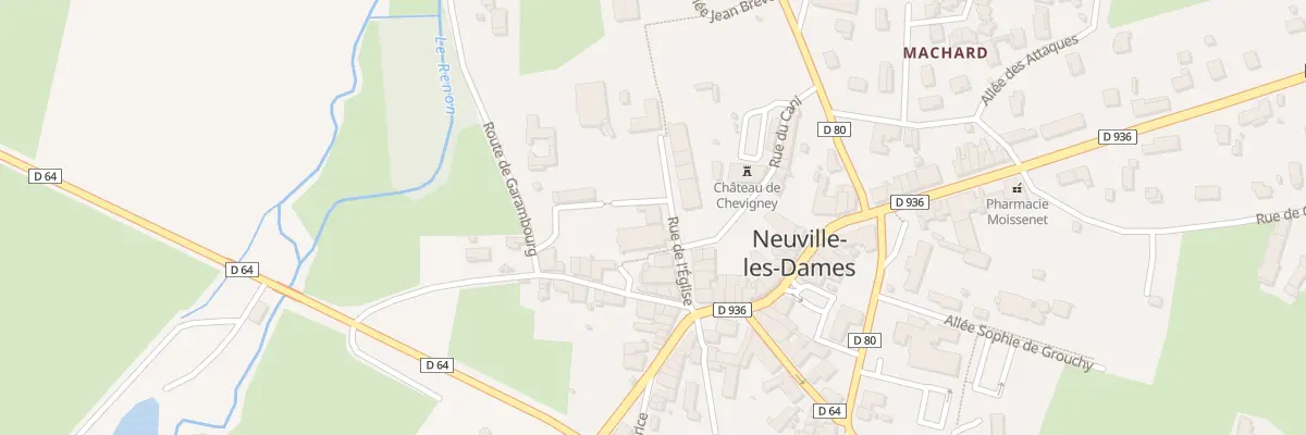 Plan du 69 Rue de l’Eglise à Neuville-les-Dames