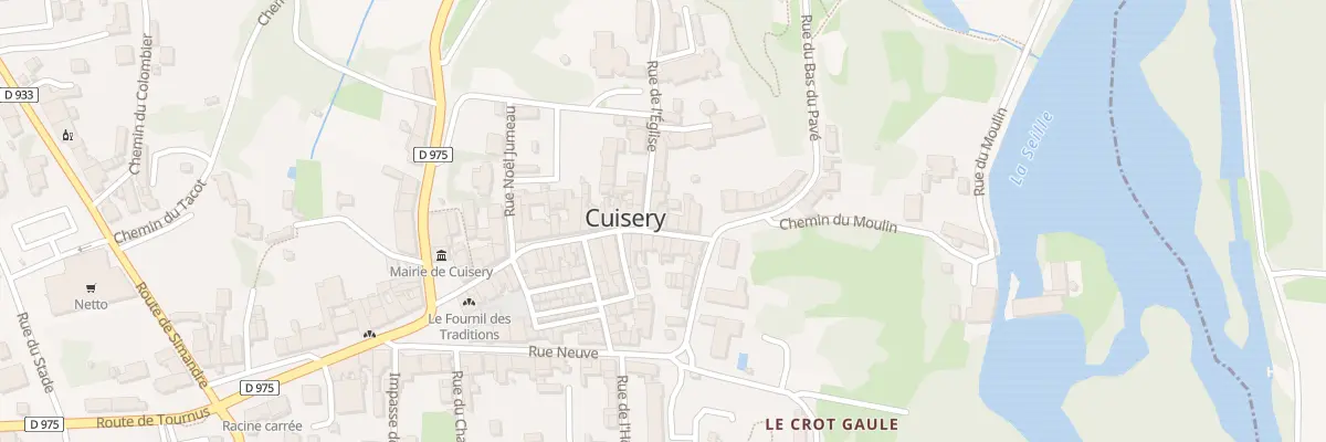 Plan du 11 Rue du Pavé à Cuisery