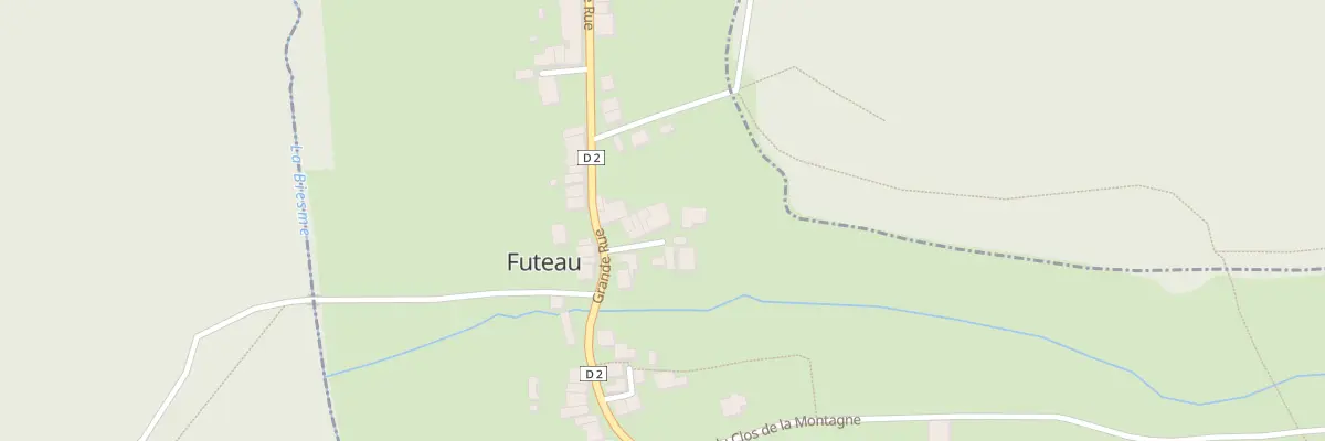 Plan du 9 Vc La Place à Futeau