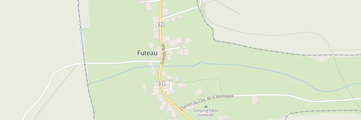Plan du 4 Vc La Place à Futeau