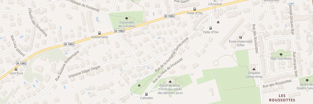 Plan du 2 Imp Delacroix à Dijon