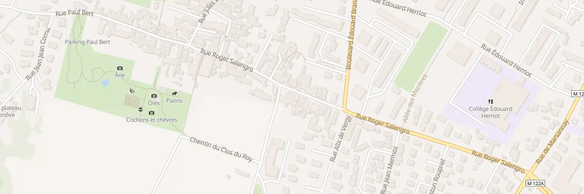 Plan du 26 Rue Roger Salengro à Chenôve