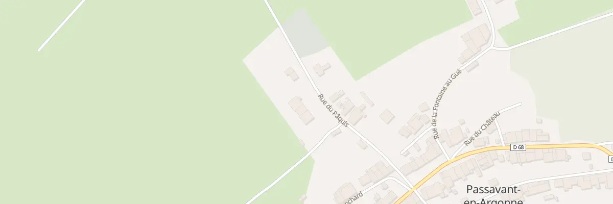 Plan du 7 Rue du Paquis à Passavant-en-Argonne