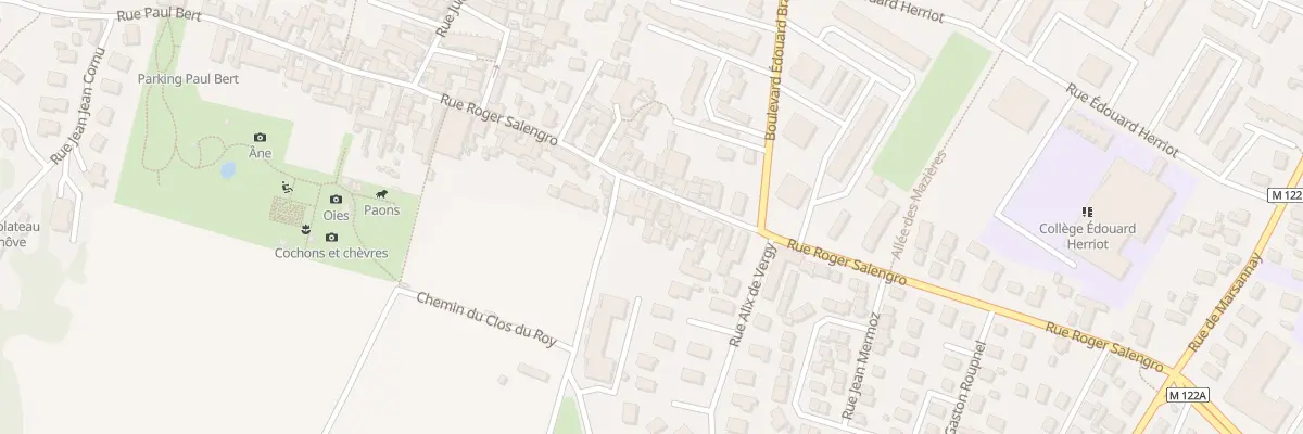 Plan du 24 Rue Roger Salengro à Chenôve