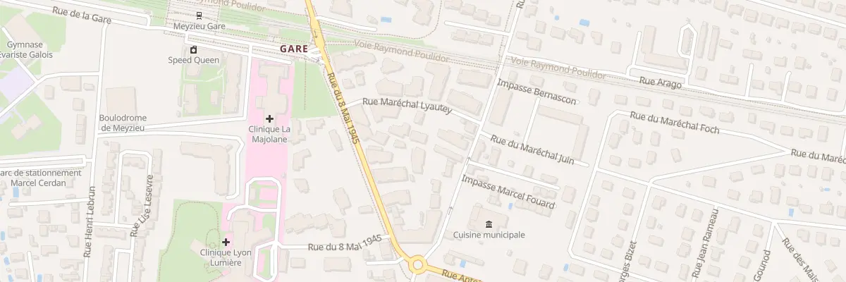 Plan du 15 Rue Joseph Desbois à Meyzieu