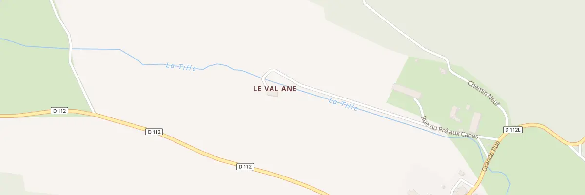 Plan du 5055 Le Val Ane à Courlon