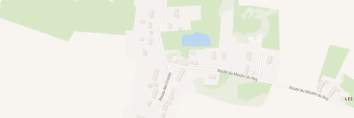 Plan du 15 Rte du Moulin du Roy à Simandre
