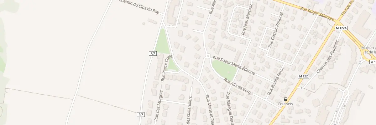Plan du 21 Rue Marie et Pierre Curie à Chenôve