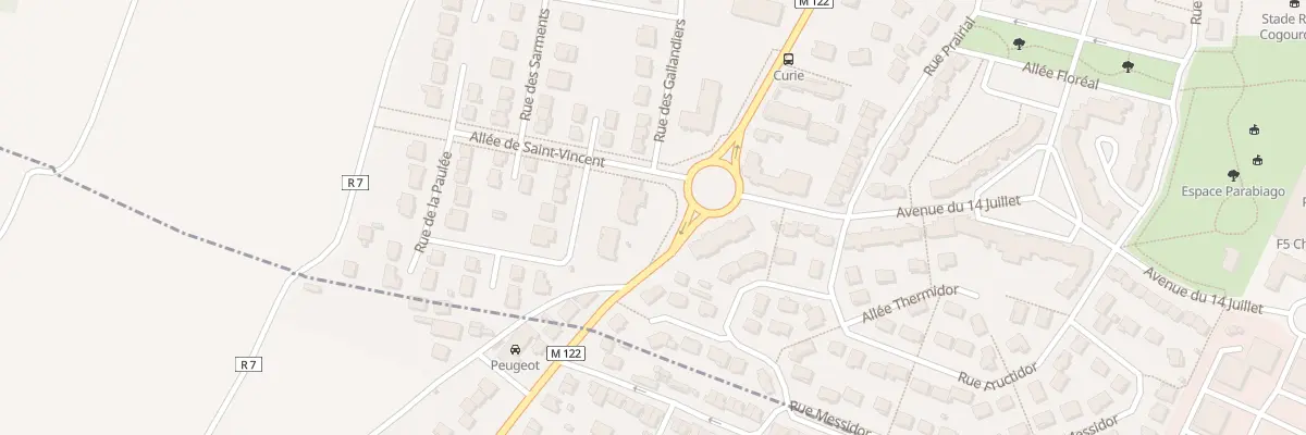 Plan du 1 Rue de la Paulée à Chenôve
