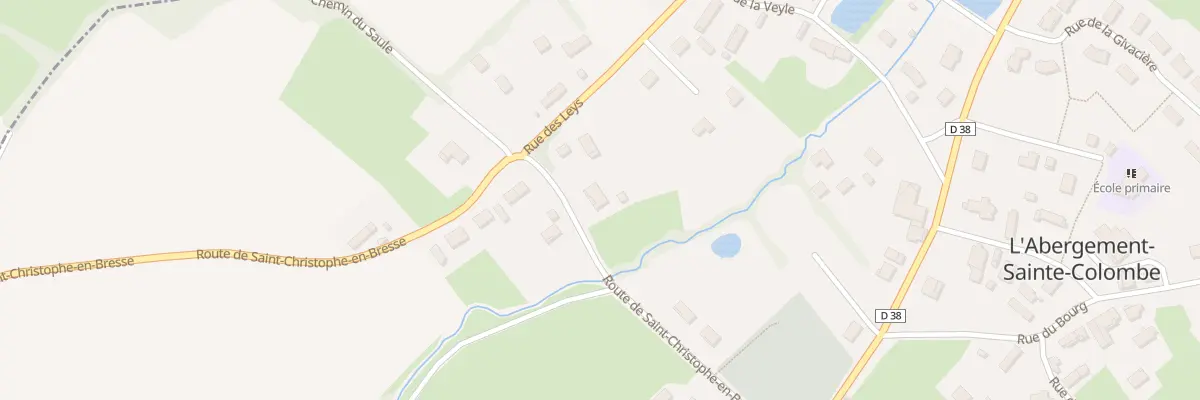 Plan du 5362 Les Leys à L’Abergement-Sainte-Colombe
