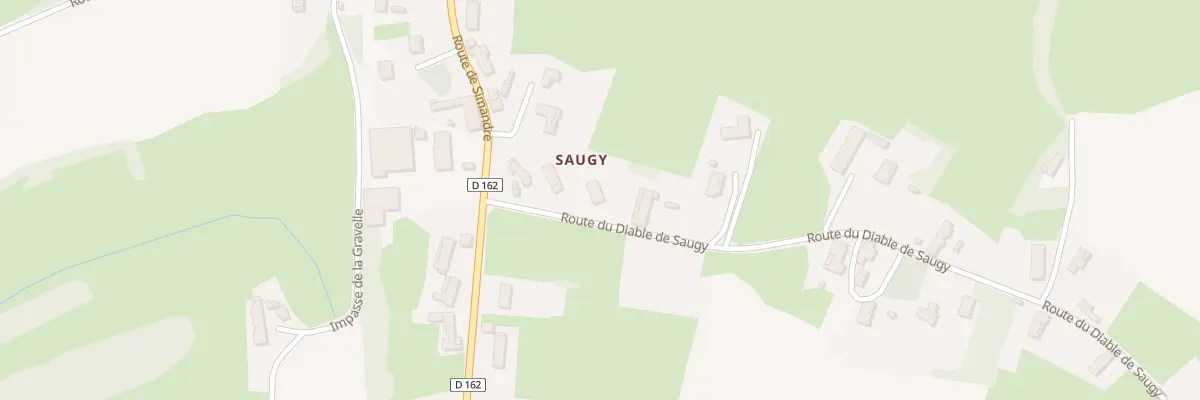 Plan du 5 Rte du Diable de Saugy à Baudrières