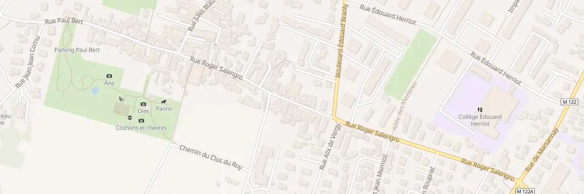 Plan du 21 Rue Roger Salengro à Chenôve