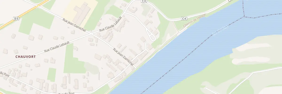 Plan du 5 Rue du Beau Rivage à Allerey-sur-Saône