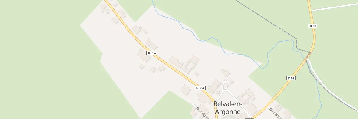 Plan du 5021 Le Village à Belval-en-Argonne