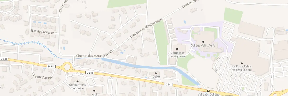 Plan du 9003 Che du Moulin Neuf à Valréas