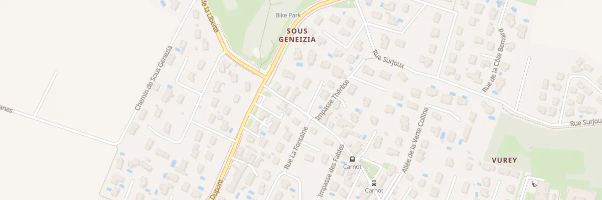 Plan du 5 Rue Carnot à Genas