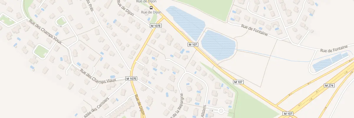 Plan du 34 Rue des Alisiers à Daix