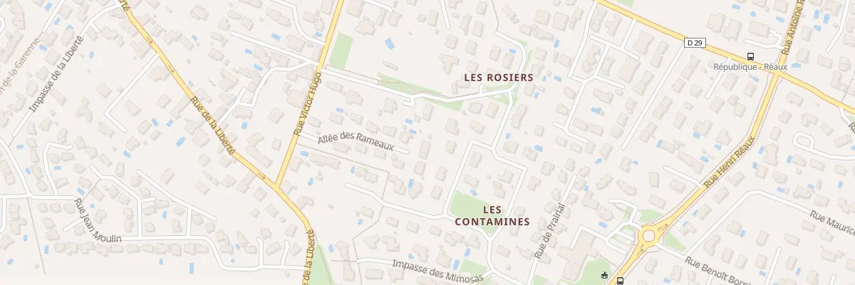 Plan du 11 All des Rameaux à Genas