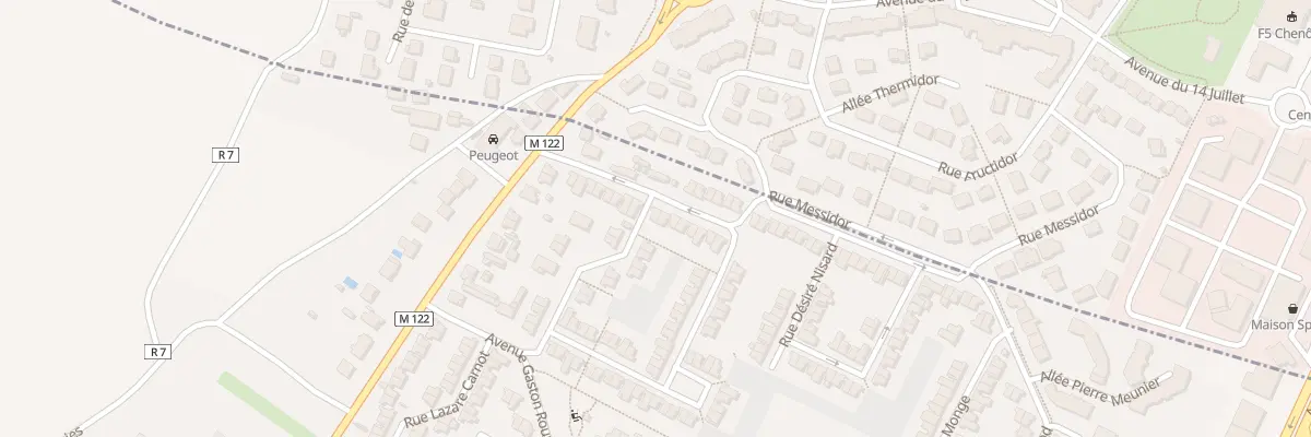 Plan du 18 Rue Josserand de Brancion à Marsannay-la-Côte