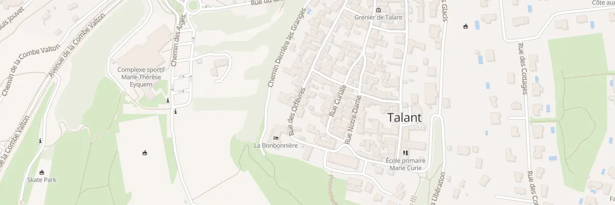 Plan du 23 Rue des Orfèvres à Talant