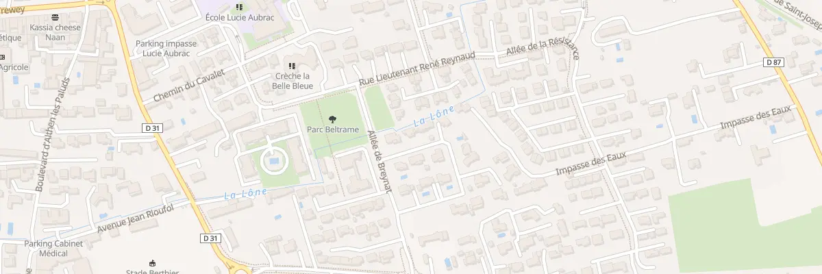 Plan du 186 Imp Jean Mermoz à Monteux