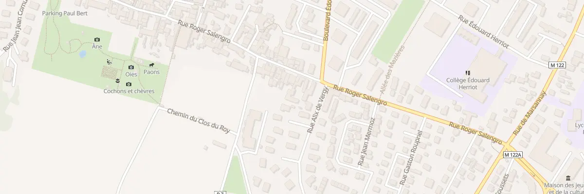 Plan du 38A Rue Roger Salengro à Chenôve