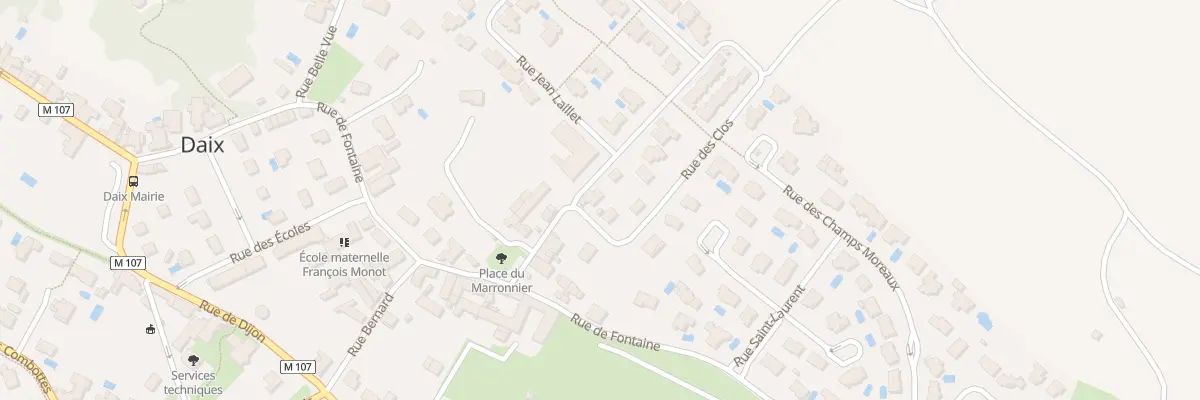 Plan du 1T Rue des Clos à Daix