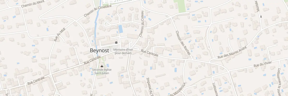Plan du 240 Rue Centrale à Beynost