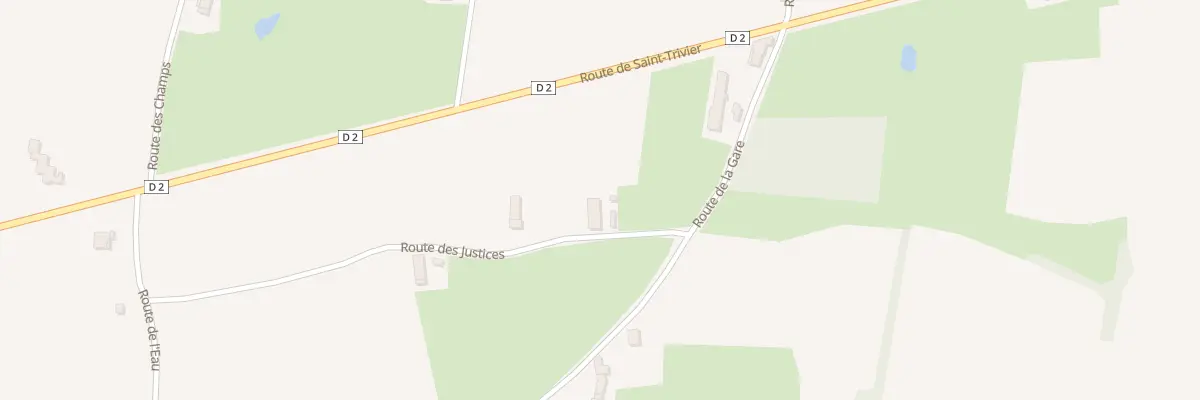 Plan du 357 Rte des Justices à Chavannes-sur-Reyssouze