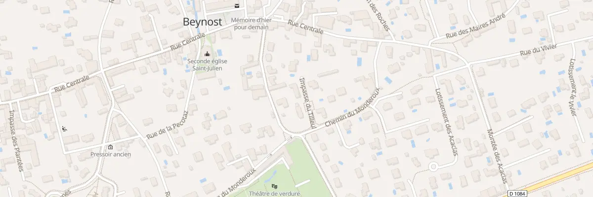Plan du 63 Imp du Tilleul à Beynost
