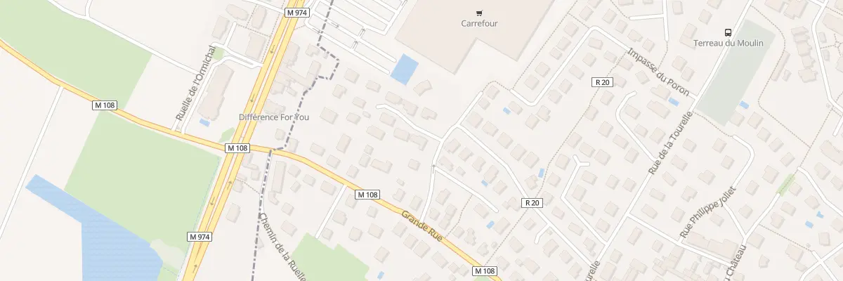 Plan du 1 Rue du Rocher à Perrigny-lès-Dijon