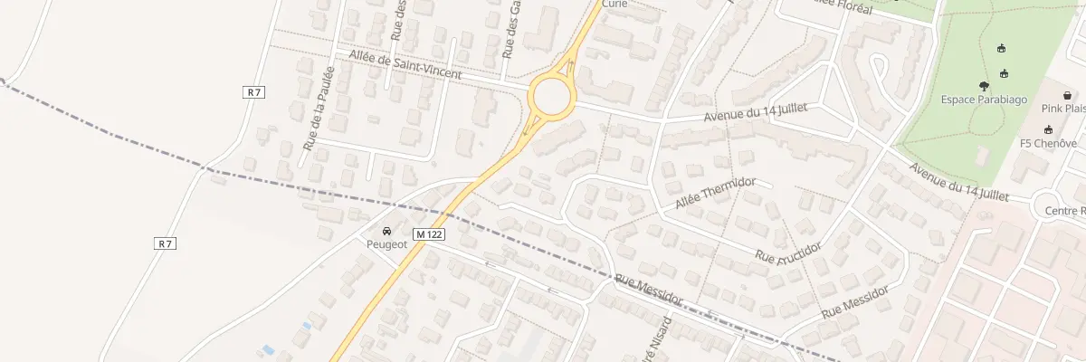 Plan du 117 Rue de Marsannay à Chenôve