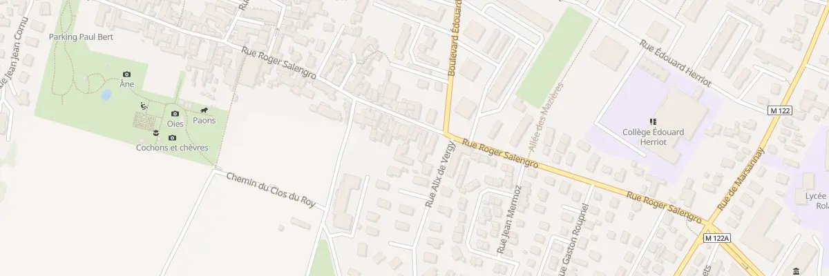 Plan du 38 Rue Roger Salengro à Chenôve
