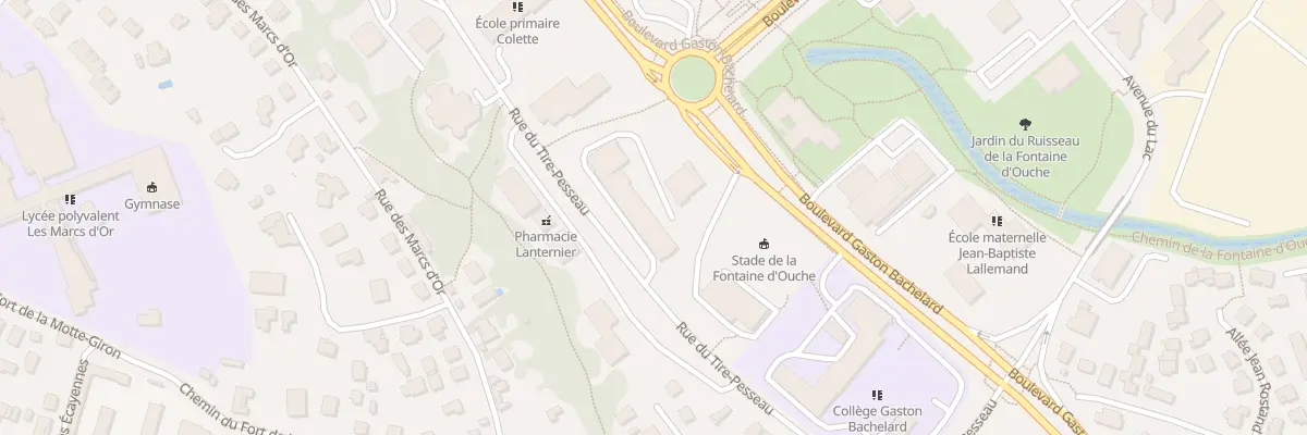Plan du 6A Rue du Tire-Pesseau à Dijon