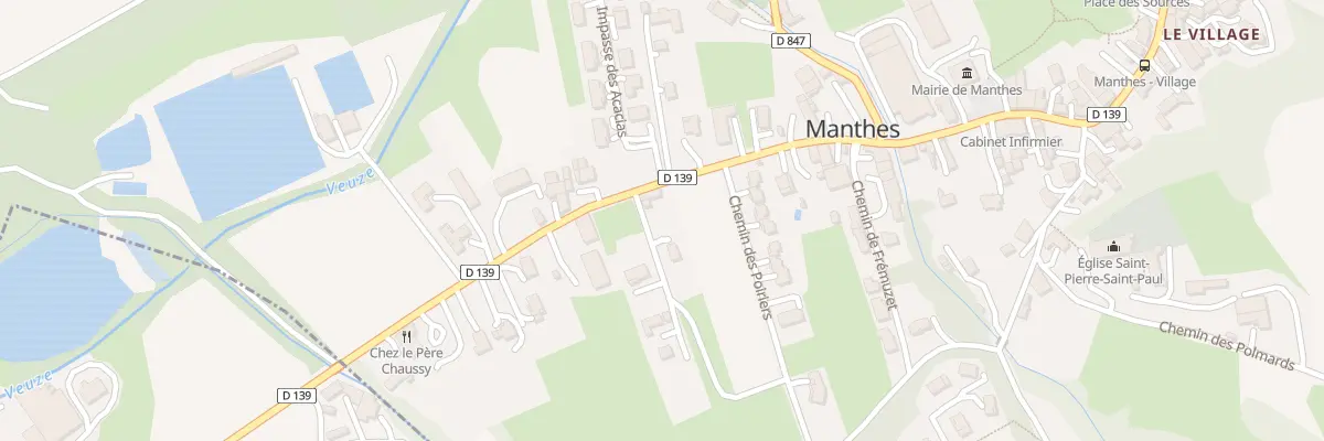 Plan du 175 Rte de Saint-Sorlin à Manthes