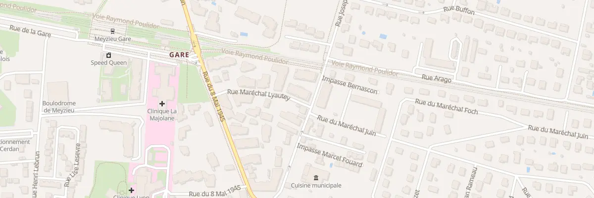 Plan du 23 Rue Joseph Desbois à Meyzieu