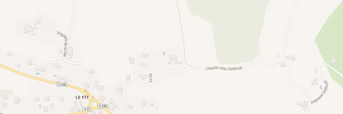 Plan du 5026 Chez Gailloud et Les Porte à Cour-et-Buis