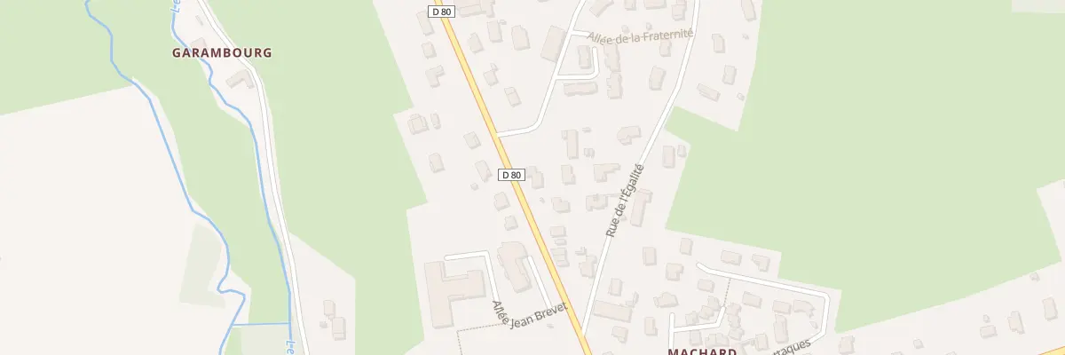 Plan du 308 Rue de la Bresse à Neuville-les-Dames