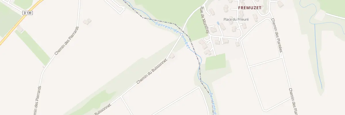 Plan du 580 Che du Buissonnet à Moras-en-Valloire