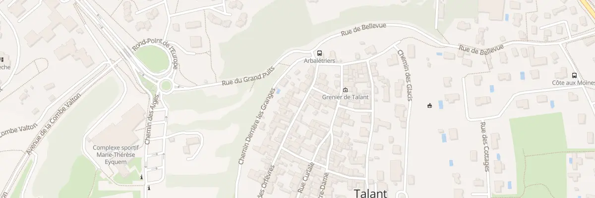 Plan du 4T Rue des Orfèvres à Talant