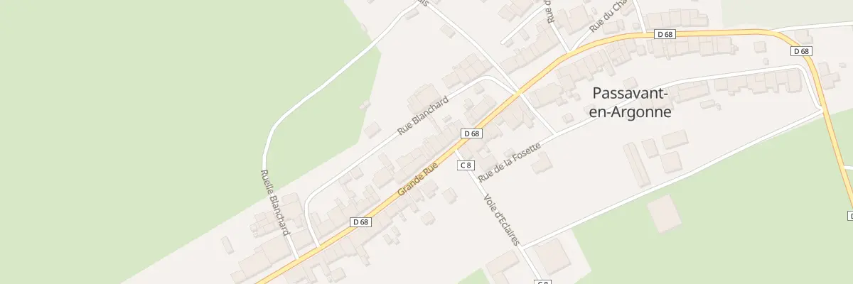 Plan du 18 Gr Grande Rue à Passavant-en-Argonne