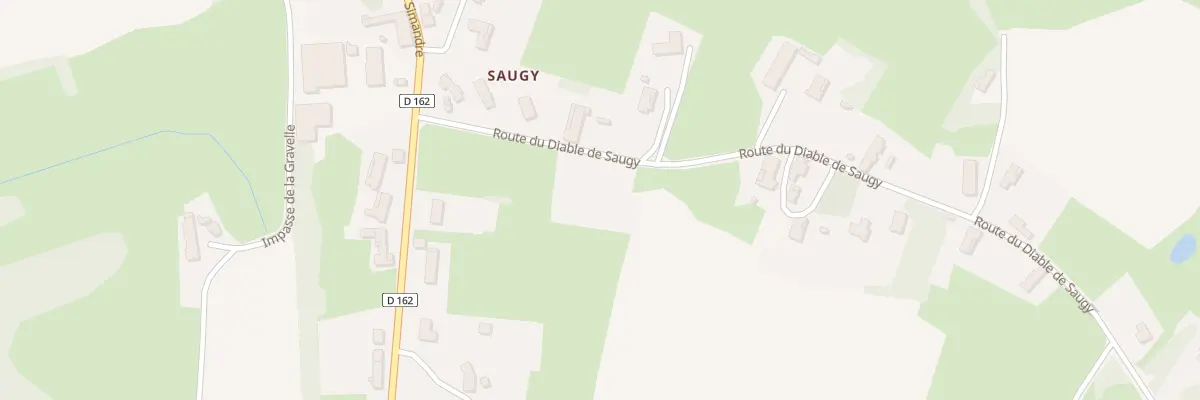 Plan du 6 Rte du Diable de Saugy à Baudrières
