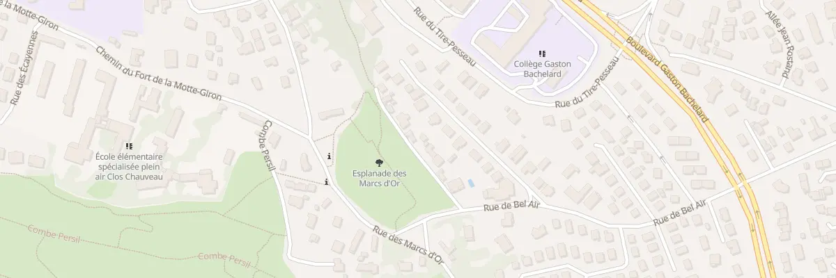 Plan du 66C Rue de Bel Air à Dijon