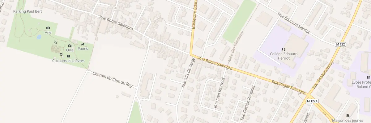 Plan du 42 Rue Roger Salengro à Chenôve