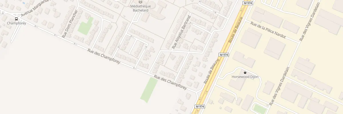 Plan du 28 Rue François Thurot à Marsannay-la-Côte
