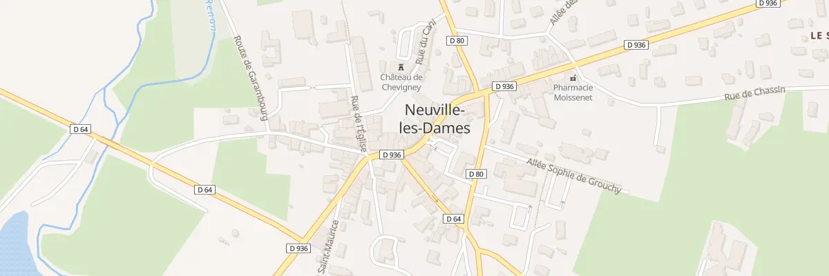 Plan du 86 Pl du Chapitre à Neuville-les-Dames