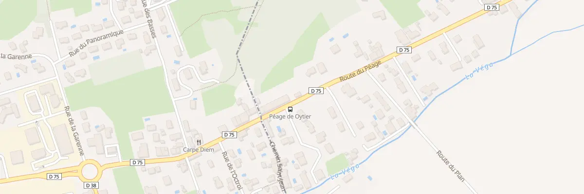 Plan du 5023 Le Peage à Oytier-Saint-Oblas