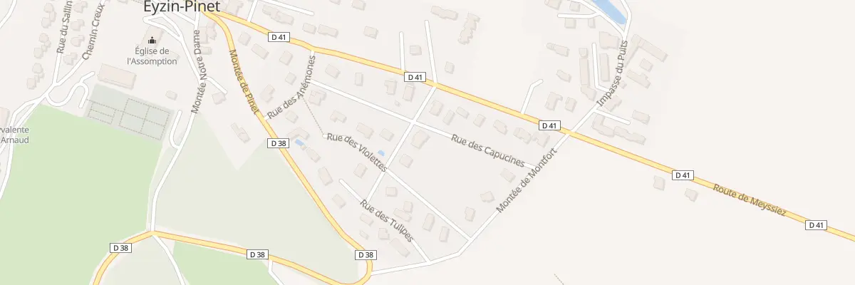 Plan du 49 Rue Edith Piaf à Eyzin-Pinet