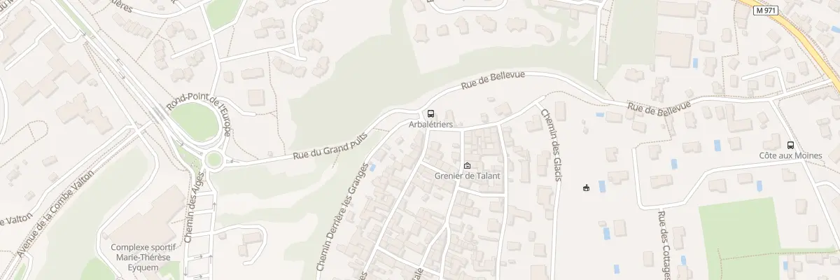 Plan du 2 Rue des Orfèvres à Talant