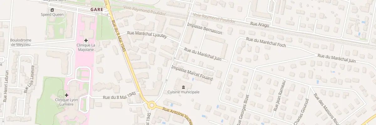 Plan du 20 Rue Joseph Desbois à Meyzieu